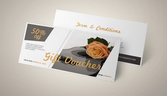 5 Mẫu Gift Voucher Đẹp